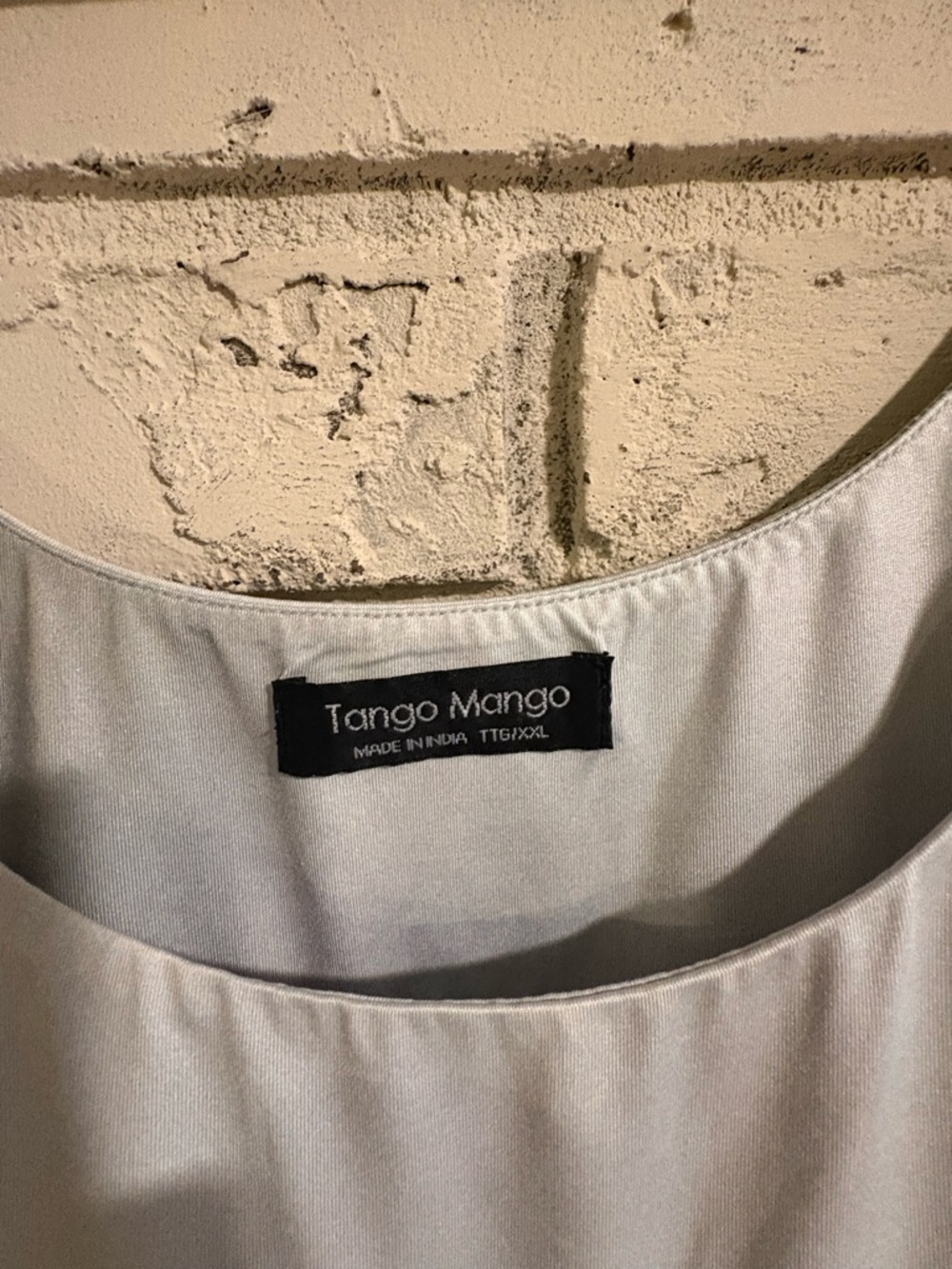 TANGO MANGO XXL Sleeveless Ruffle Stripe Dress in moody greens/grays EUC - Picture 3 of 5